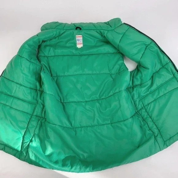 VINTAGE Frostline Kit Broomfield Colorado Green Puffer Vest Size Large Gorpcore - Picture 6 of 10